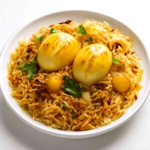 Egg Biriyani (2 Pcs Egg, Alu)
