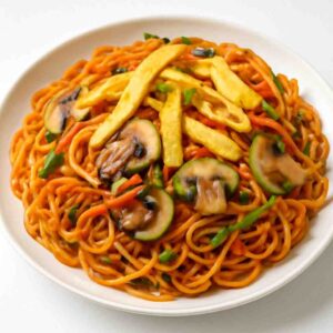 Egg Mushroom Hakka Chowmin