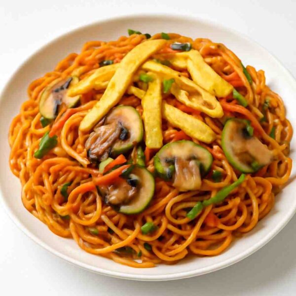 Egg Mushroom Hakka Chowmin