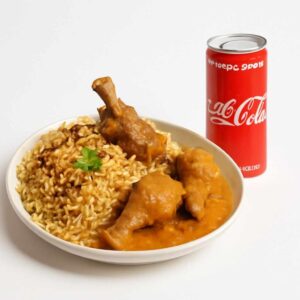 MUTTON BIRIYANI/CHICKEN KORMA (2PCS) + COKE 300ML