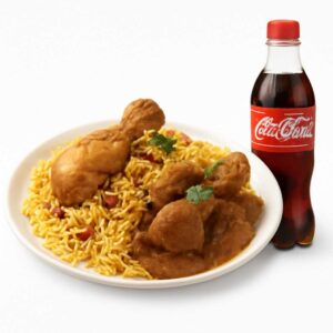 CHICKEN BIRIYANI/MOUTAN KORMA (2PCS) + COKE 300ML