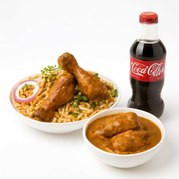 CHICKEN BIRIYANI/CHICKEN KORMA (2PCS) + COKE 300ML
