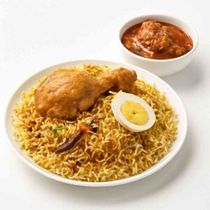CHICKEN BIRIYANI/CHICKEN KASA (2PCS)