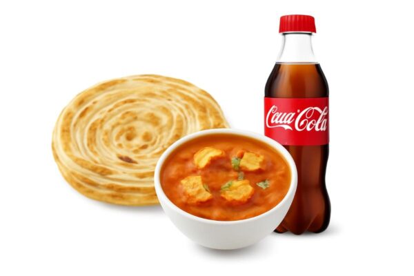 LACCHA PARATHA (2Pcs) / PANEER BUTER MASALA + COKE 300ML